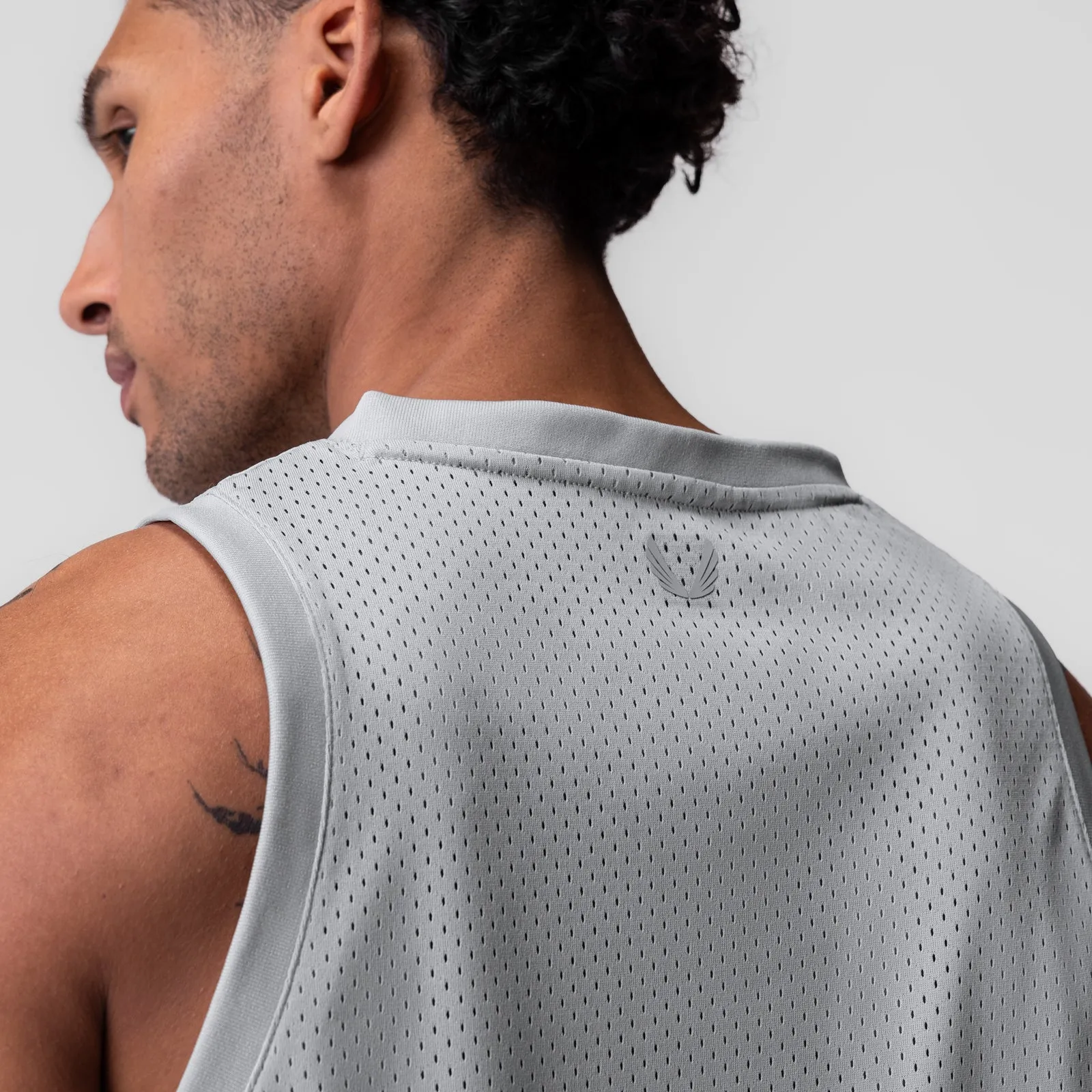 0990. Ion-Mesh Basketball Jersey - Slate Grey