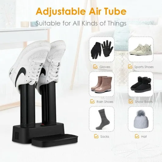 2-Shoe Portable Adjustable Electric Shoe Dryer