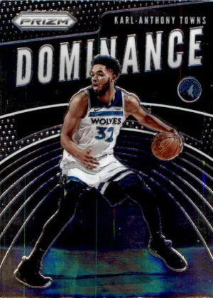 2019-20 Prizm Basketball DOMINANCE Karl Anthony Towns