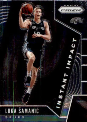 2019-20 Prizm Basketball Instant Impact Luka Samanic