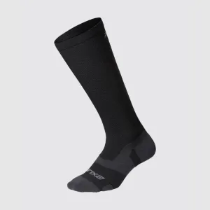 2XU - Vectr Light Cushion Full Length Compression Socks - Black/Titanium