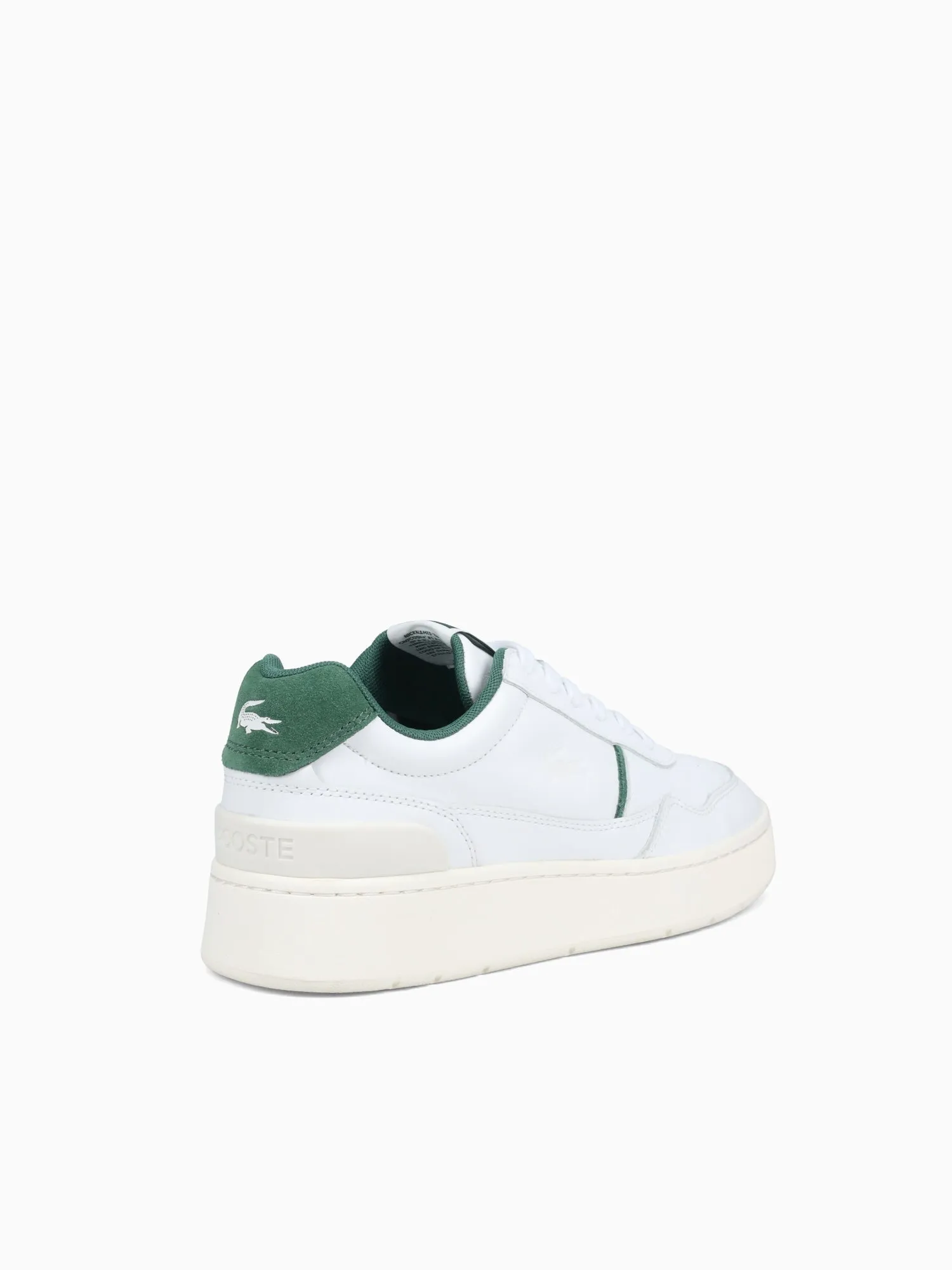 Aceclip White Green leather Suede