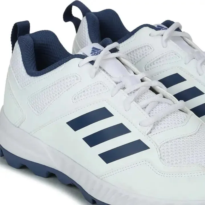 Adidas Cri Rise White/Blue Cricket Shoes