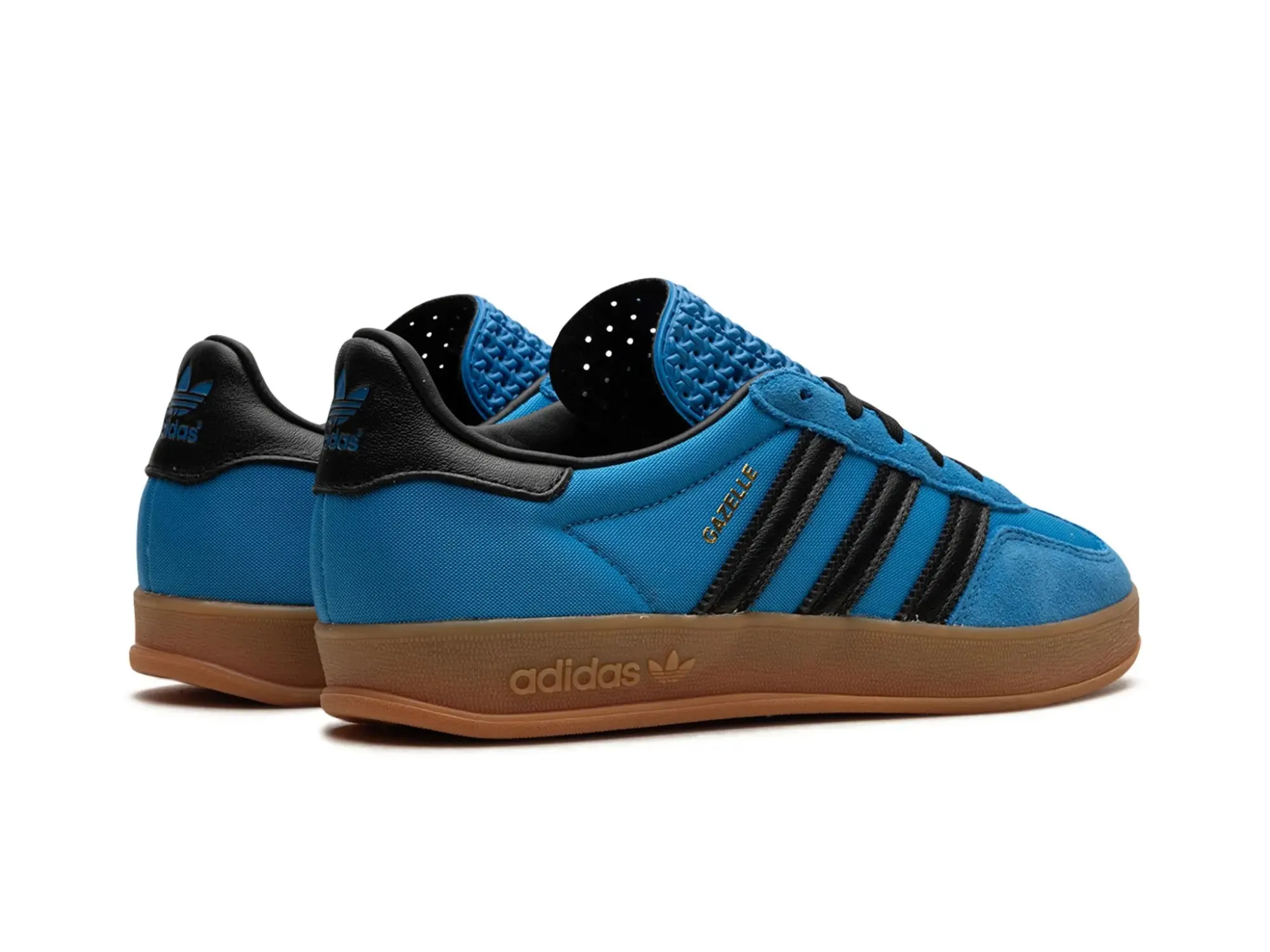 Adidas Gazelle Indoor "Bright Blue Black Gum"