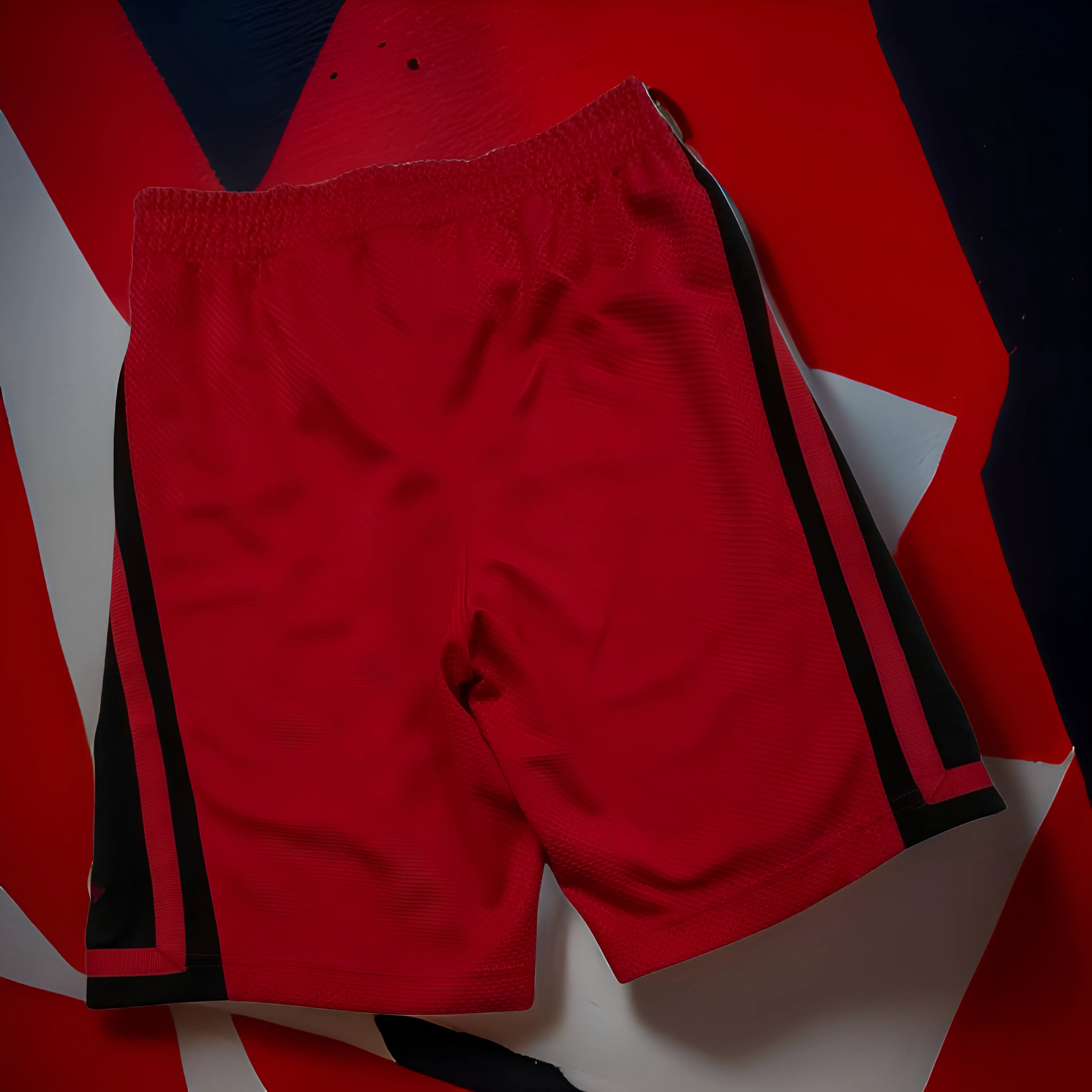 *AIR JORDAN* (RED-BLACK) ACTIVEWEAR SHORTS FOR BOYS