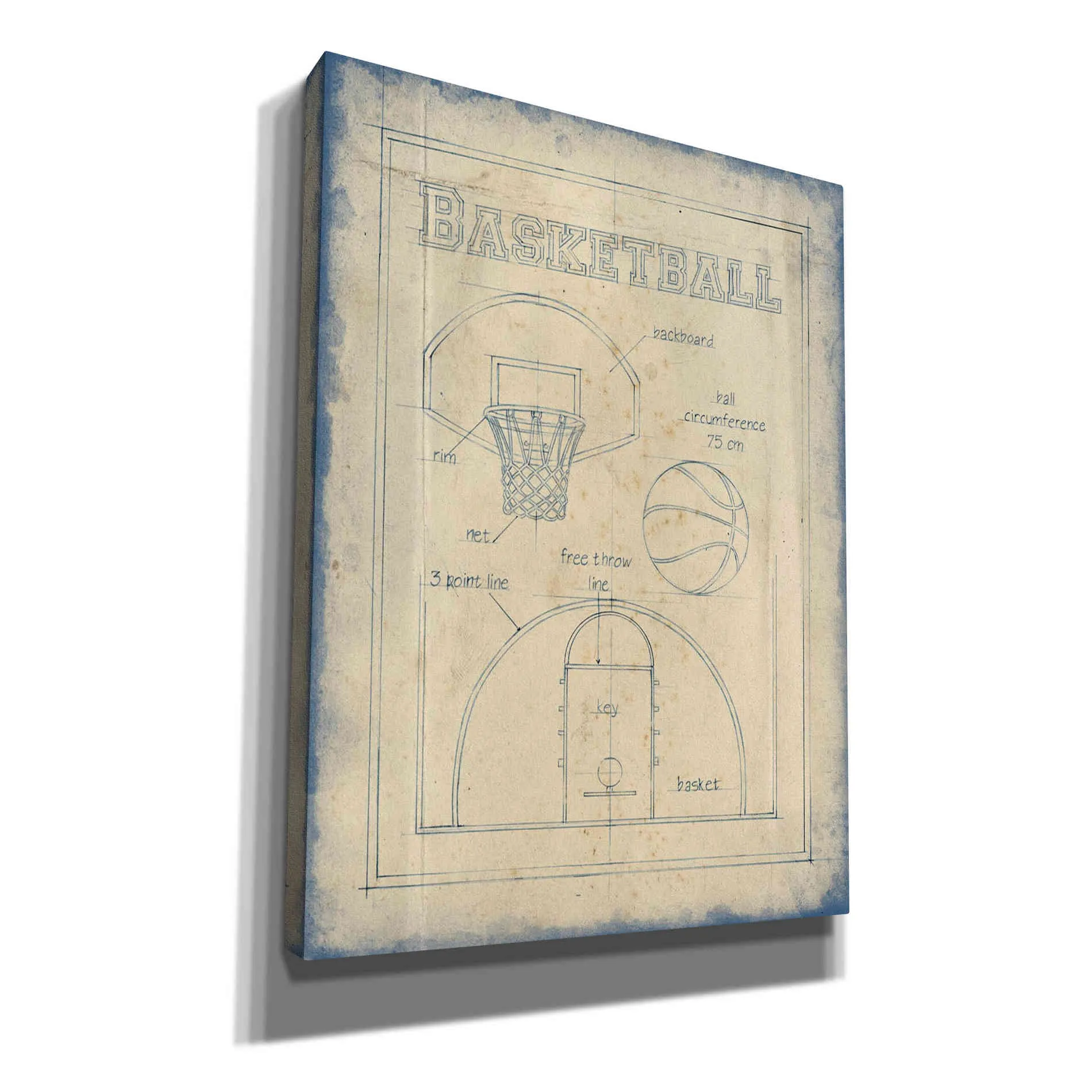 'All About the Game III' by Ethan Harper Canvas Wall Art