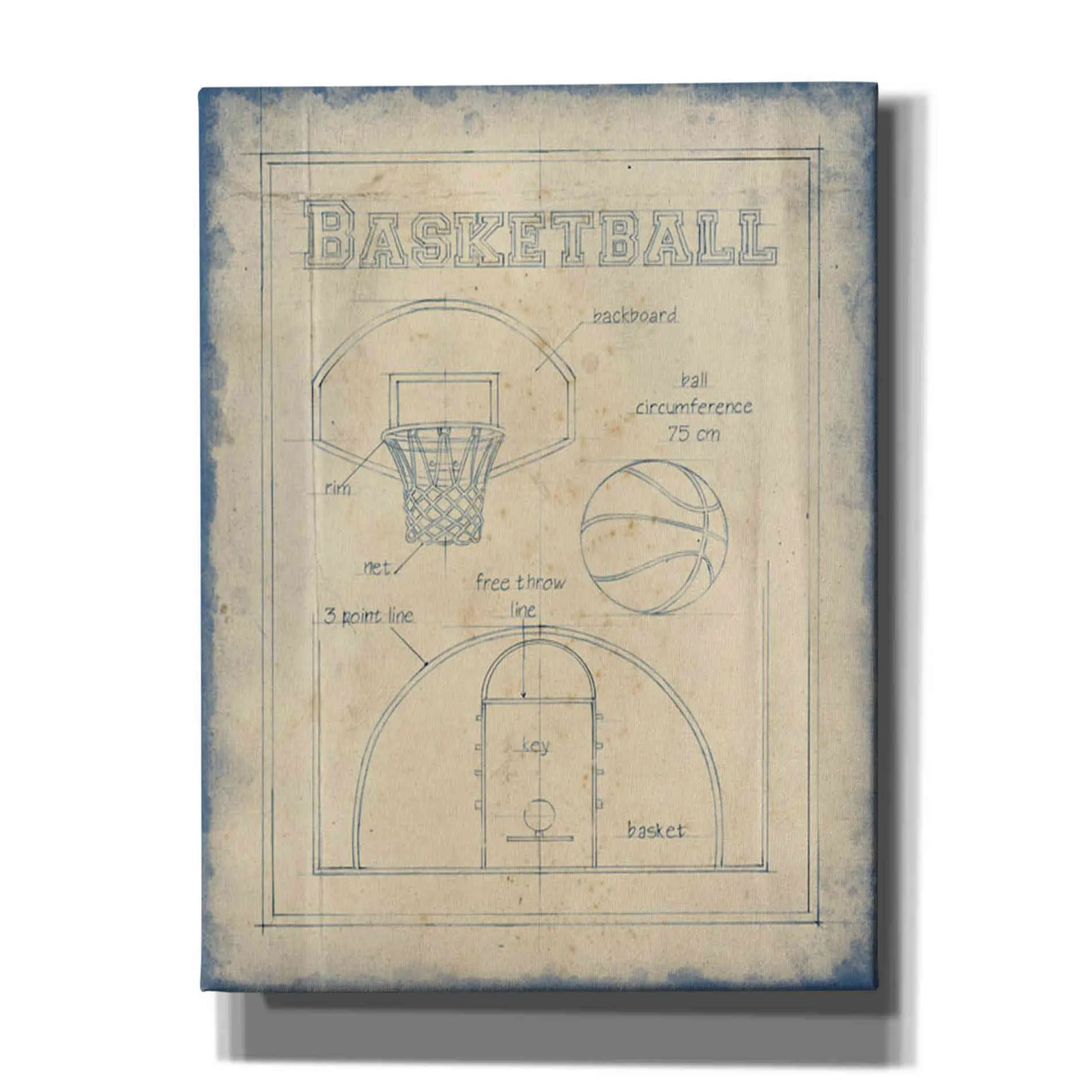 'All About the Game III' by Ethan Harper Canvas Wall Art