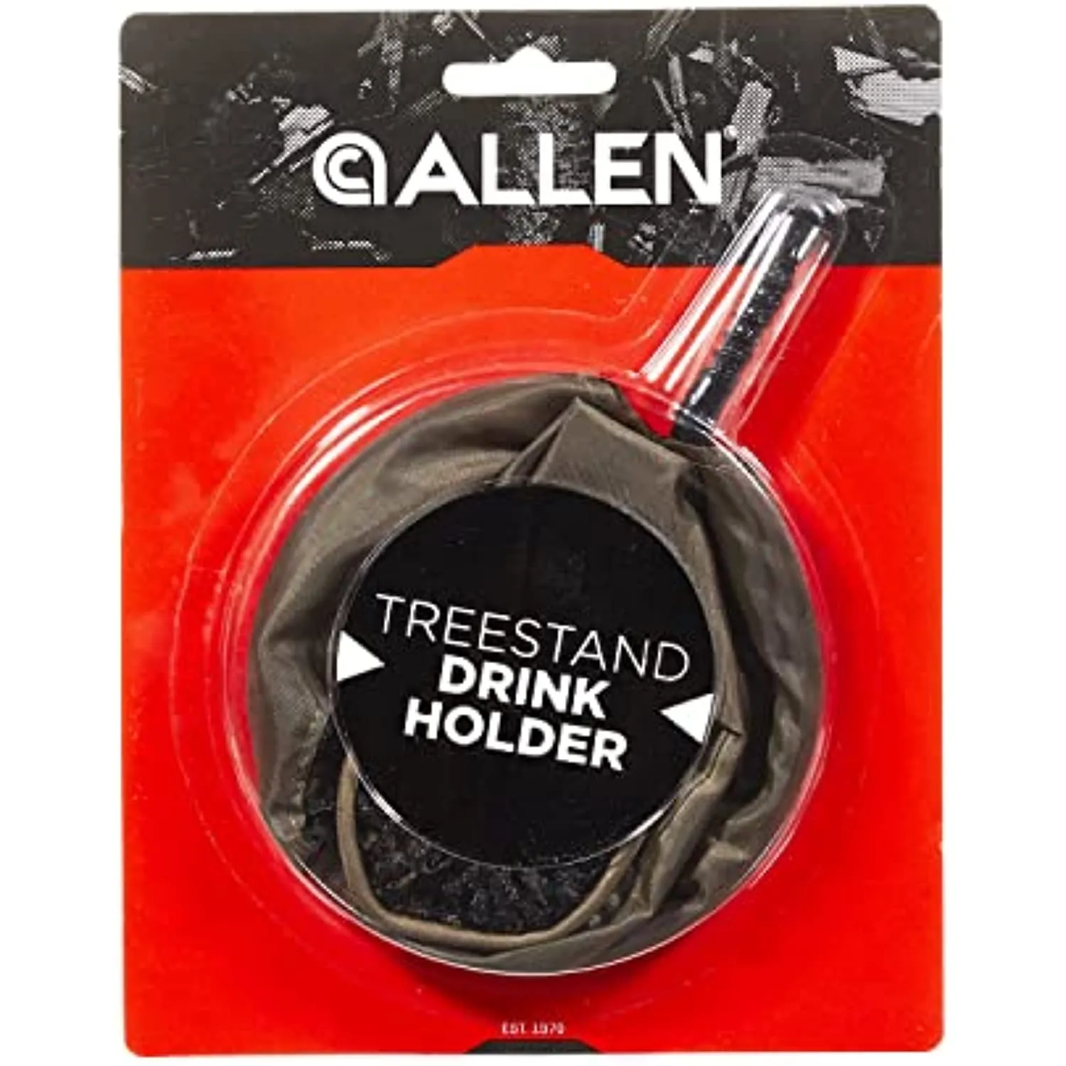 Allen Company Hunting Screw-in Treestand Drink Bottle Holder, Fits 3.25" Bottles,Brown/Black,5279