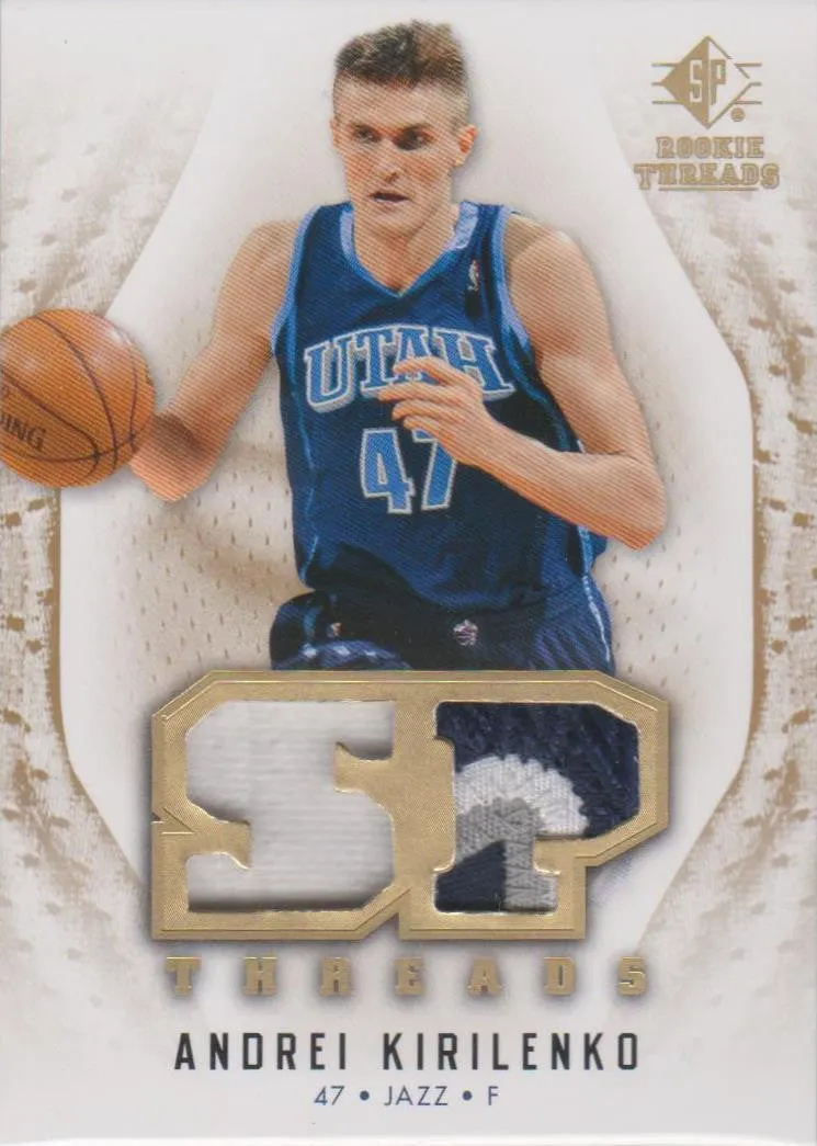 Andrei Kirilenko, SP Threads, 2008-09 UD SP Rookie Threads NBA