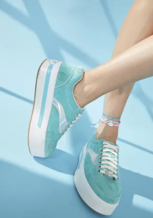 Aqua Cosmic Kick Skater Sneakers