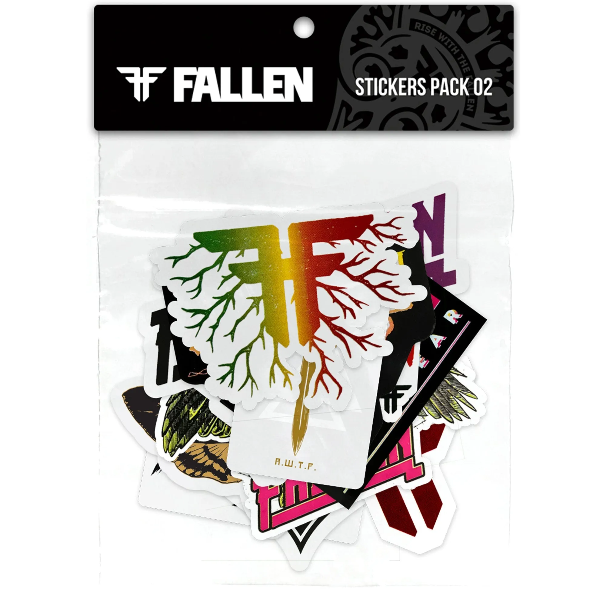 ASSORTED FALLEN FOOTWEAR STICKERS - PACK 2