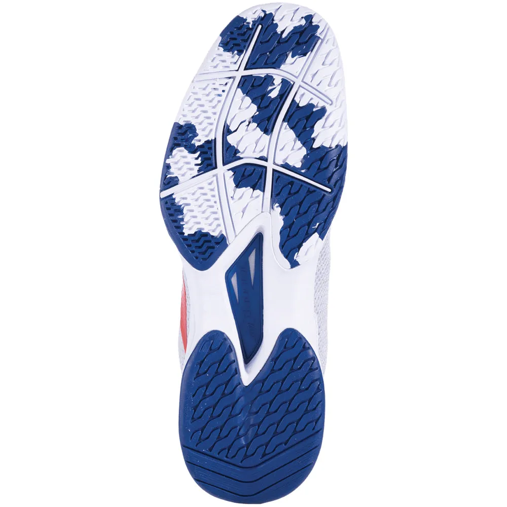 Babolat Jet Tere All Court Tennis Shoes (Mens) - White/Estate Blue