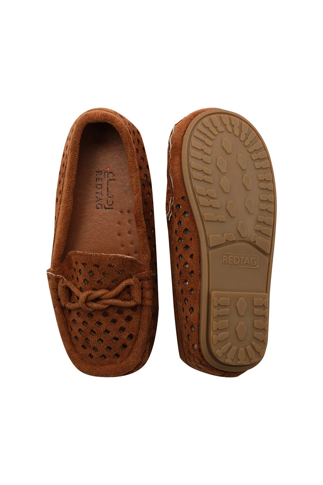 Baby Boys Beige Moccasin