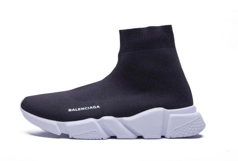 Balenciaga Stretch Mesh High Top Black Sneaker