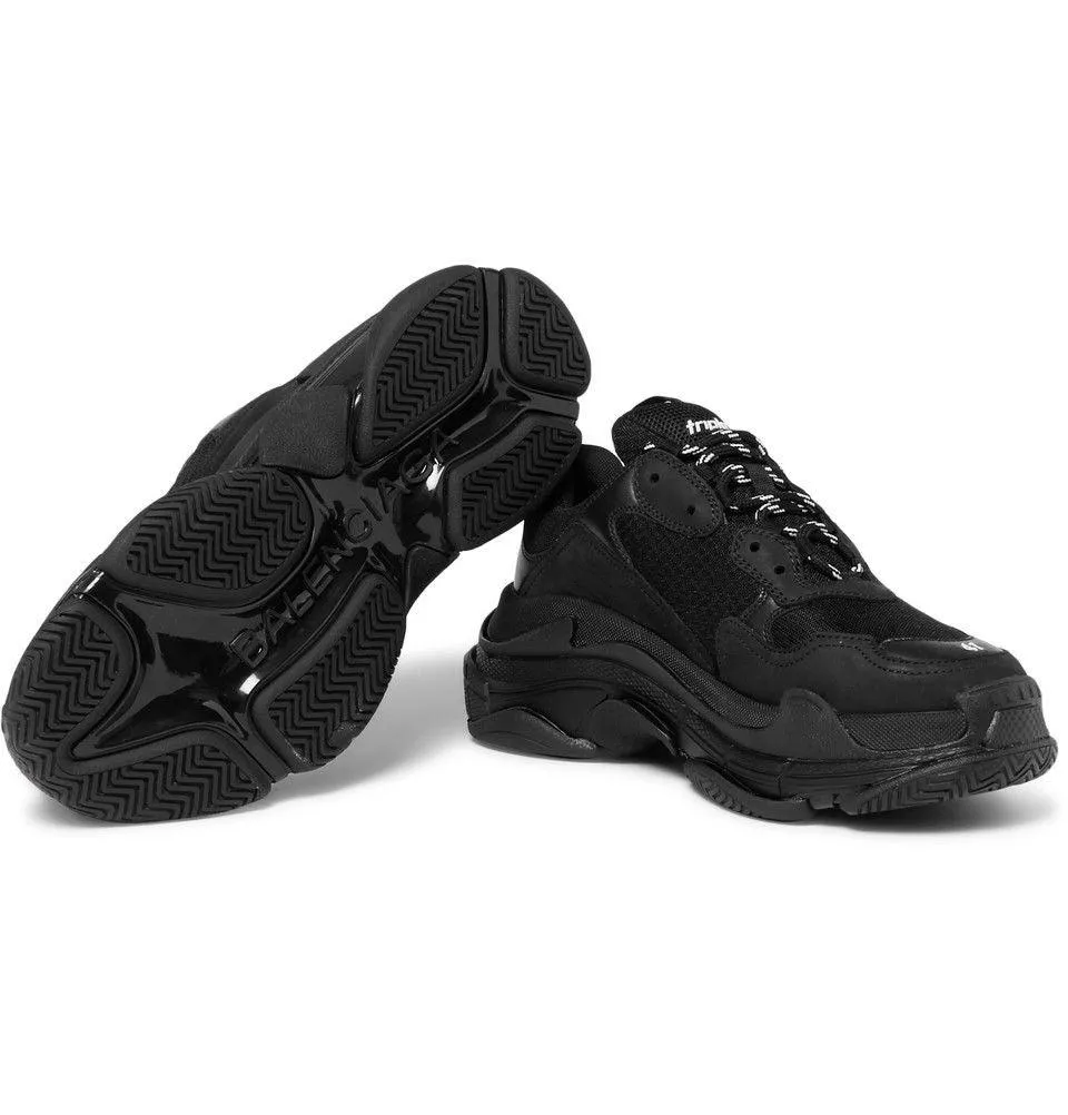 Balenciaga Triple S Sold Out Speed Runner Trainer Arena Triple Black