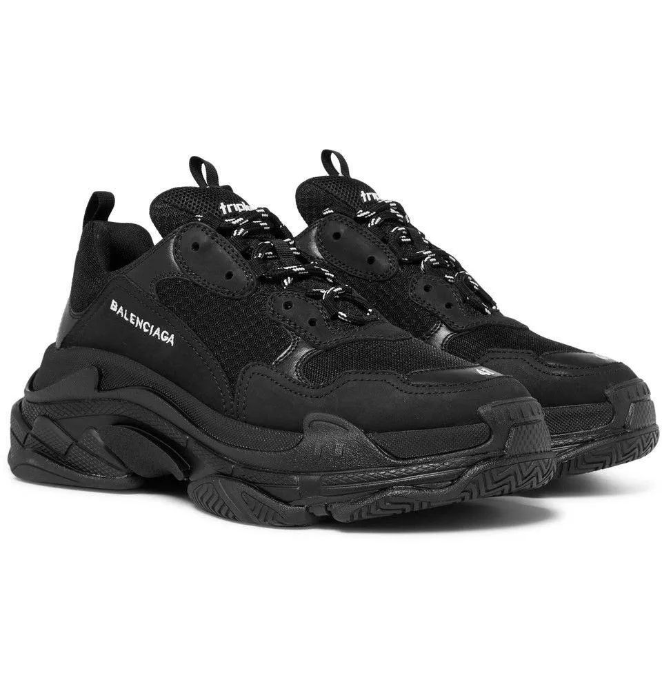 Balenciaga Triple S Sold Out Speed Runner Trainer Arena Triple Black