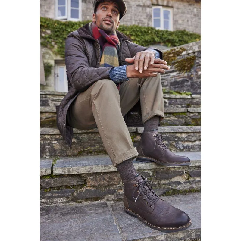 Barbour Deckham Mens Derby Boots - Mocha