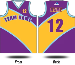 BASKETBALL DESIGNS - Singlet 018