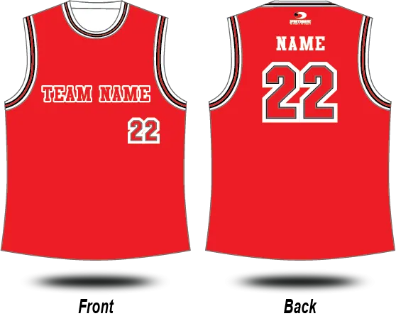 BASKETBALL DESIGNS - Singlet 021