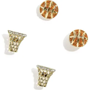 Basketball Earring Set