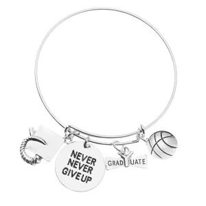 Basketball Graduation Bracelet - Pick Style