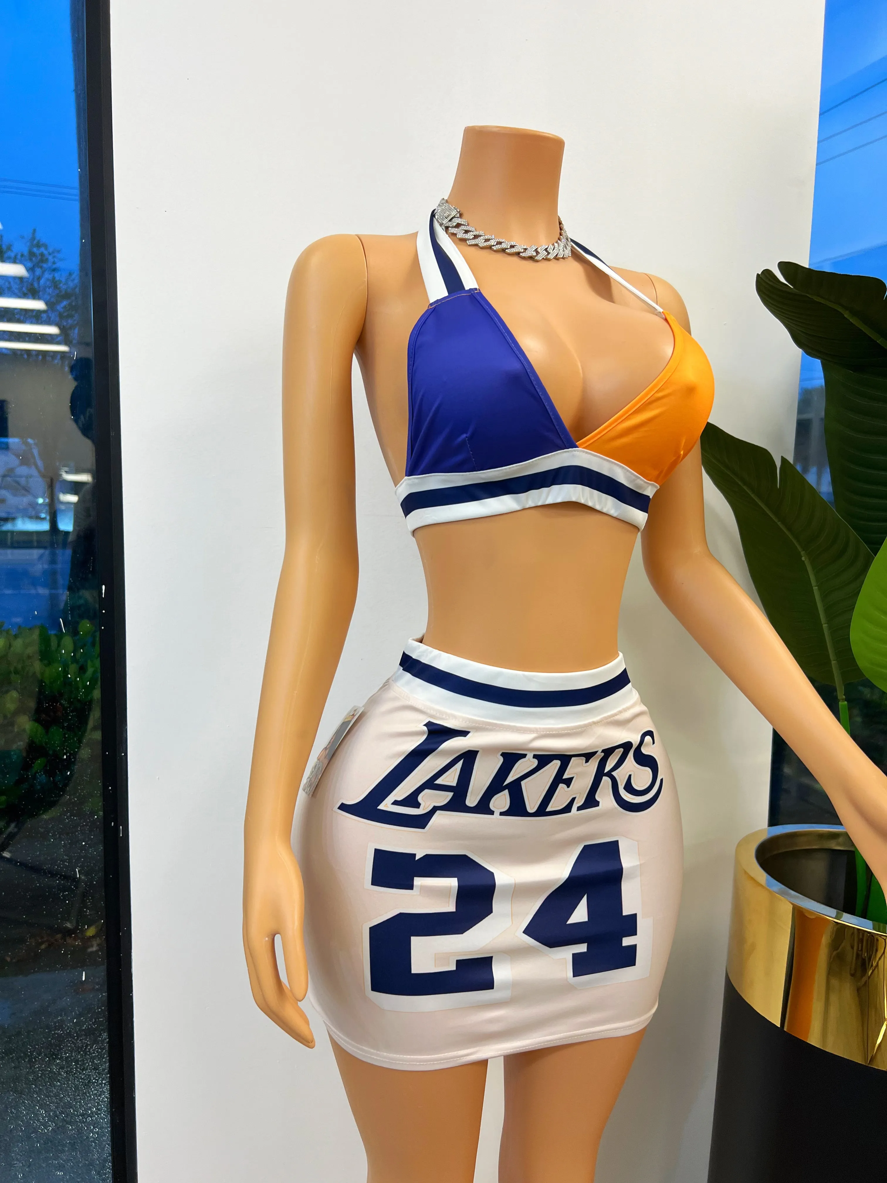 Basketball Jersey Skirt Set #2