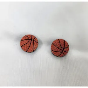 Basketball Stud Earrings