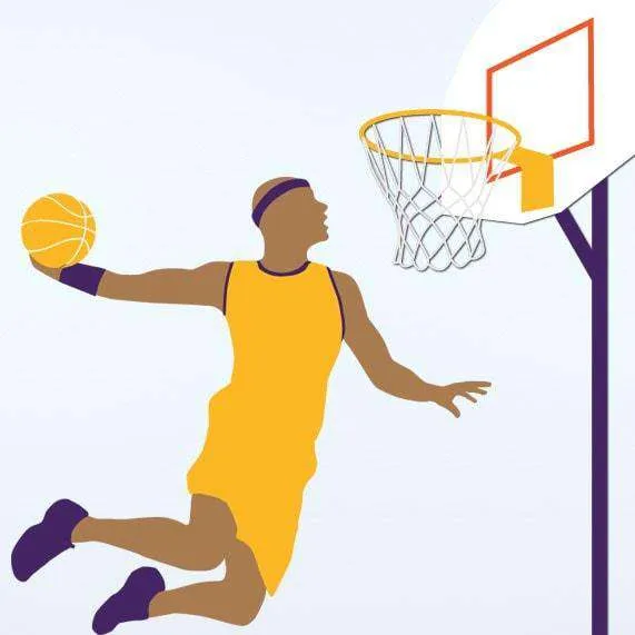 Basketball Wall Mural Stencil Kit