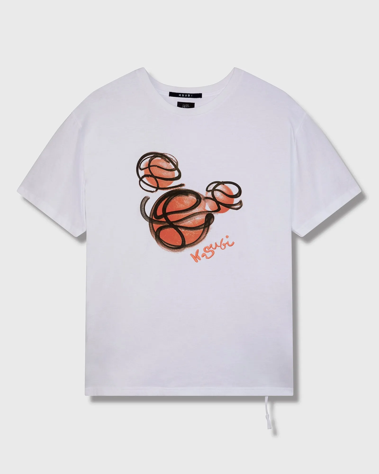 BBALL BIGGIE SS TEE WHITE