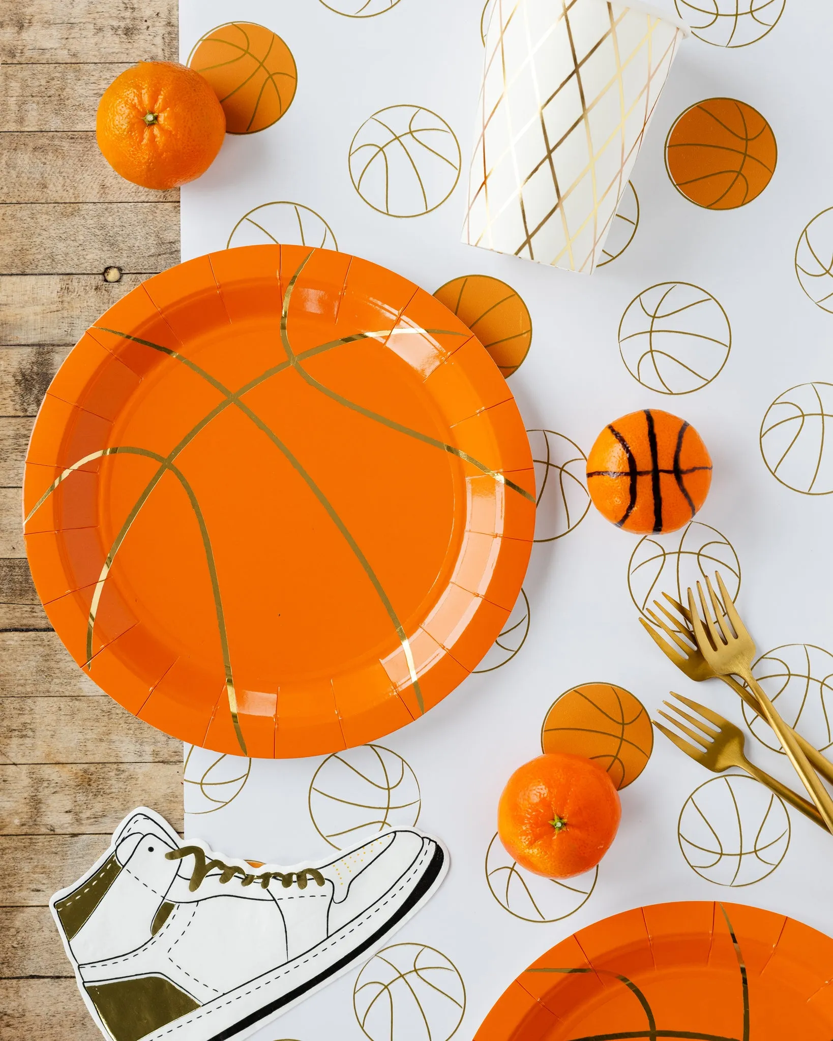 BBL1040 - 9" Basketball Paper Plate