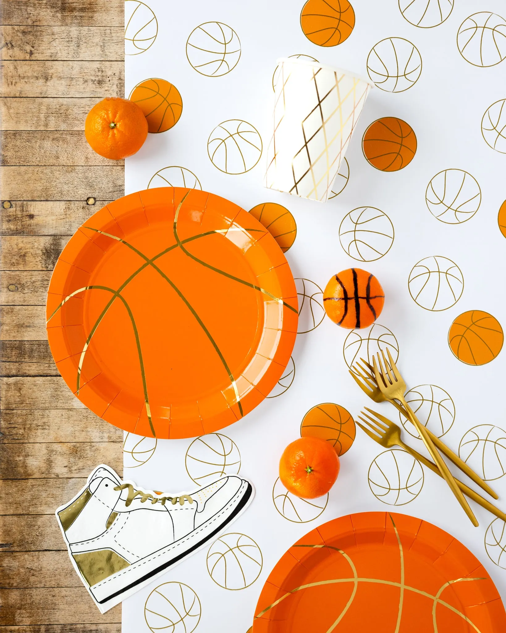 BBL1040 - 9" Basketball Paper Plate