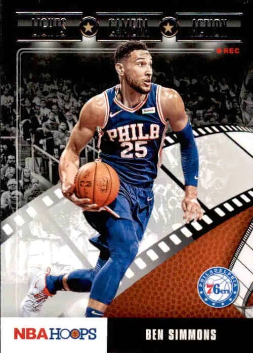 Ben Simmons, Lights Camera Action, 2019-20 Panini Hoops Basketball NBA