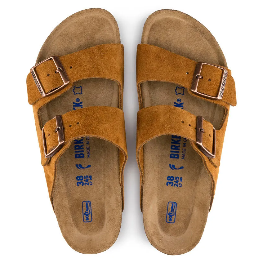 Birkenstock Men's Arizona Soft Footbed Suede Leather