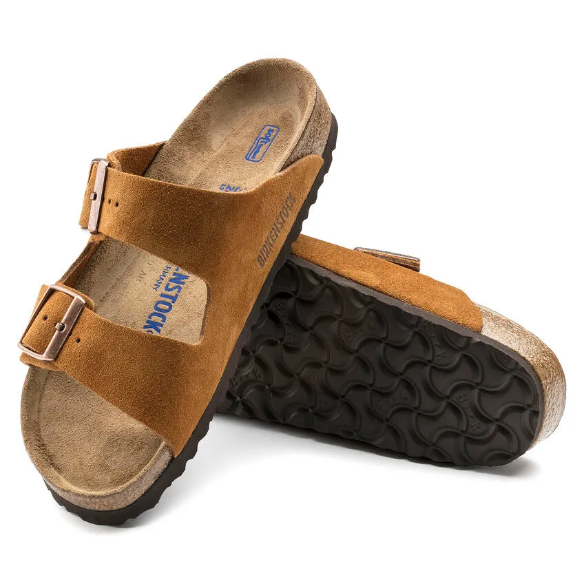 Birkenstock Men's Arizona Soft Footbed Suede Leather