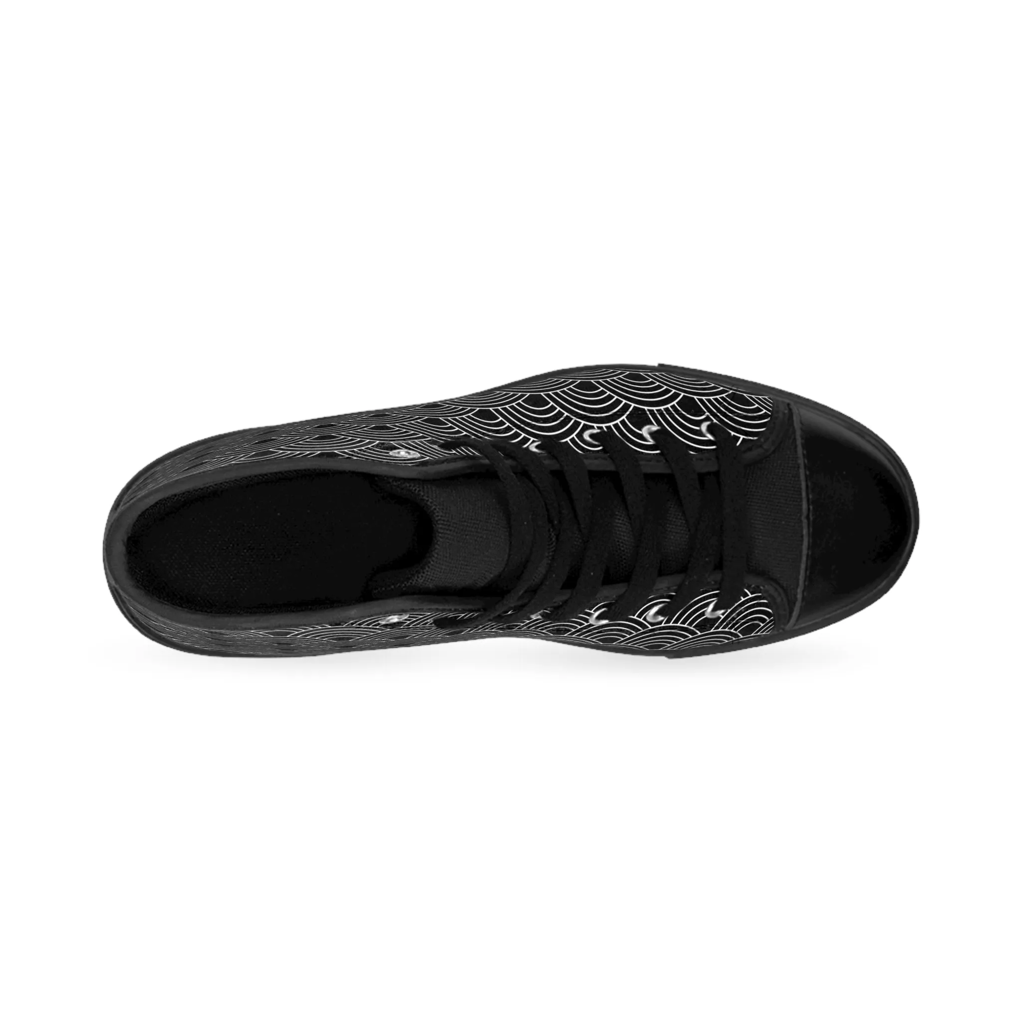 Black and Scales Men's Classic Sneakers