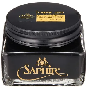 Black Cream Leather Shoe Polish Saphir Medaille d’Or Pommadier