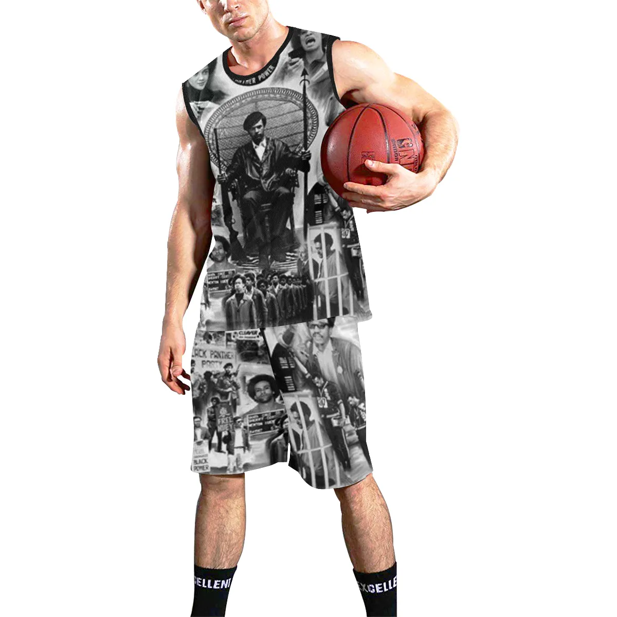 BLACK PANTHER PARTY Basketball Uniform