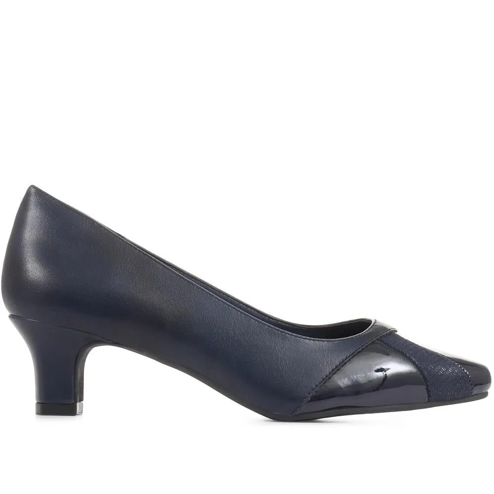 Block Heeled Court Shoes - WBINS36138 / 322 938