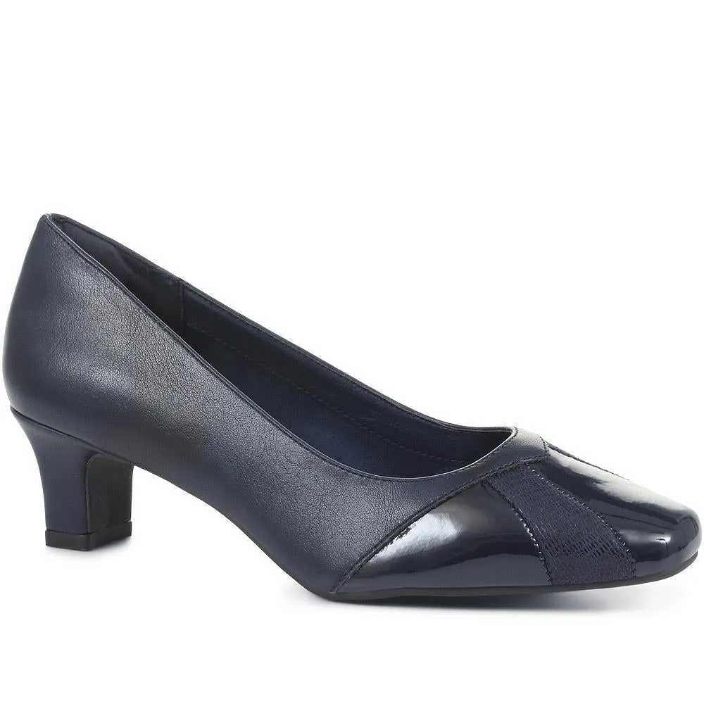 Block Heeled Court Shoes - WBINS36138 / 322 938