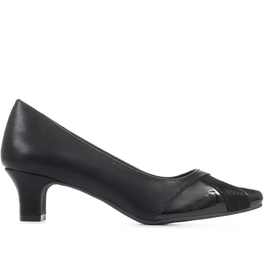 Block Heeled Court Shoes - WBINS36138 / 322 938