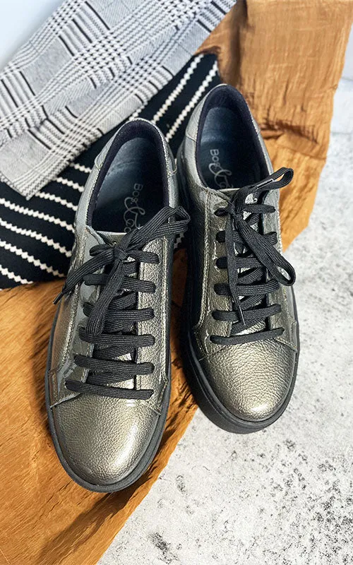 Bos & Co. Maya Sneakers, pewter