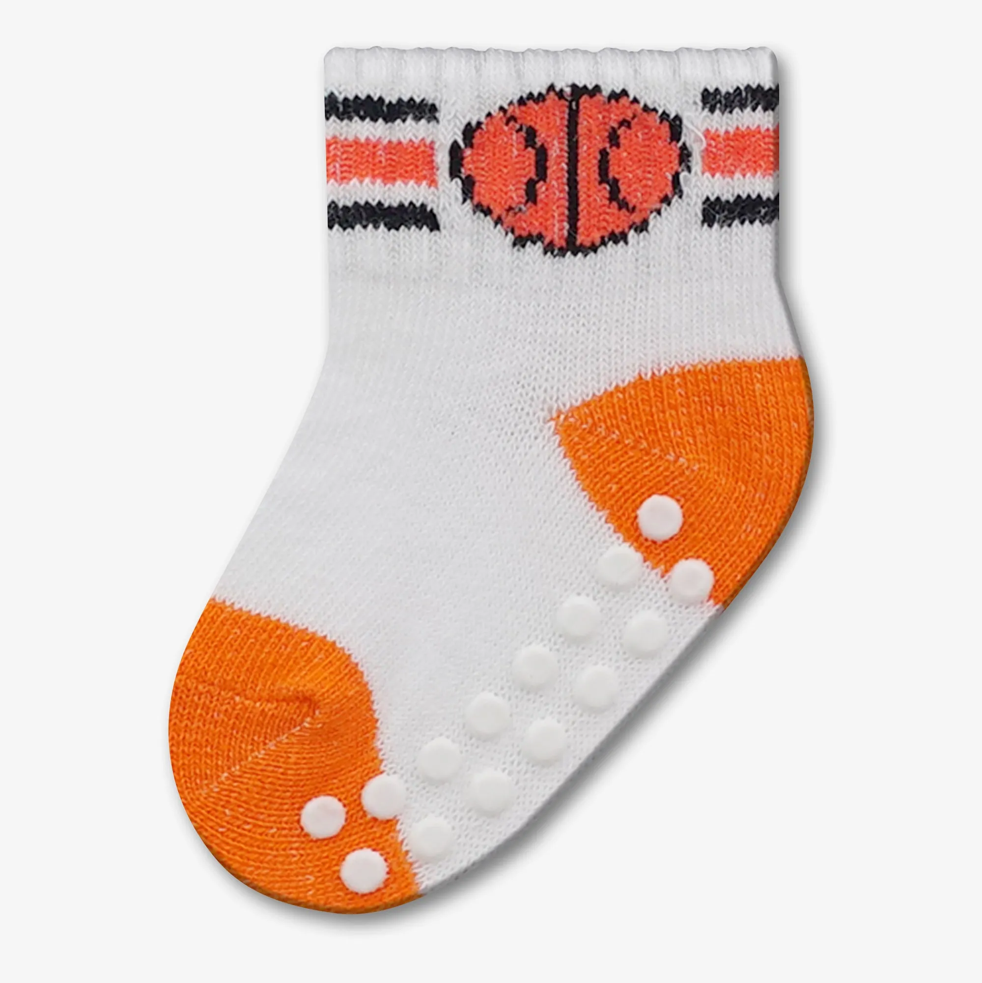 Boys Sports Quarter Socks - Non Skid - Assorted - Style: 4104