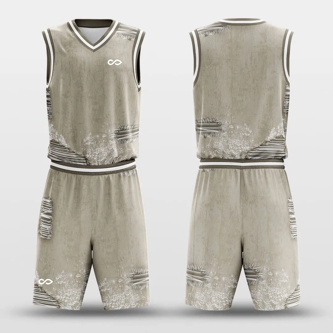 Broken Hole2 - Customized Basketball Jersey Set Design BK160111S