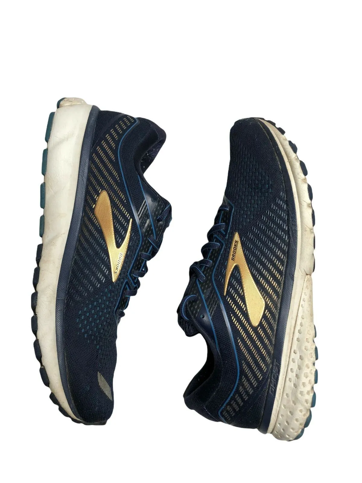 Brooks Ghost 12 Navy/Deep Water Running Shoes Men's (Size: 12) 1103161D489