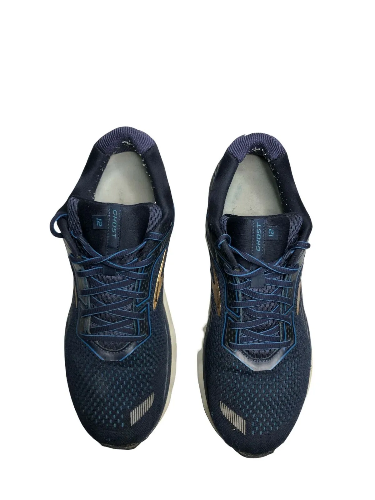 Brooks Ghost 12 Navy/Deep Water Running Shoes Men's (Size: 12) 1103161D489