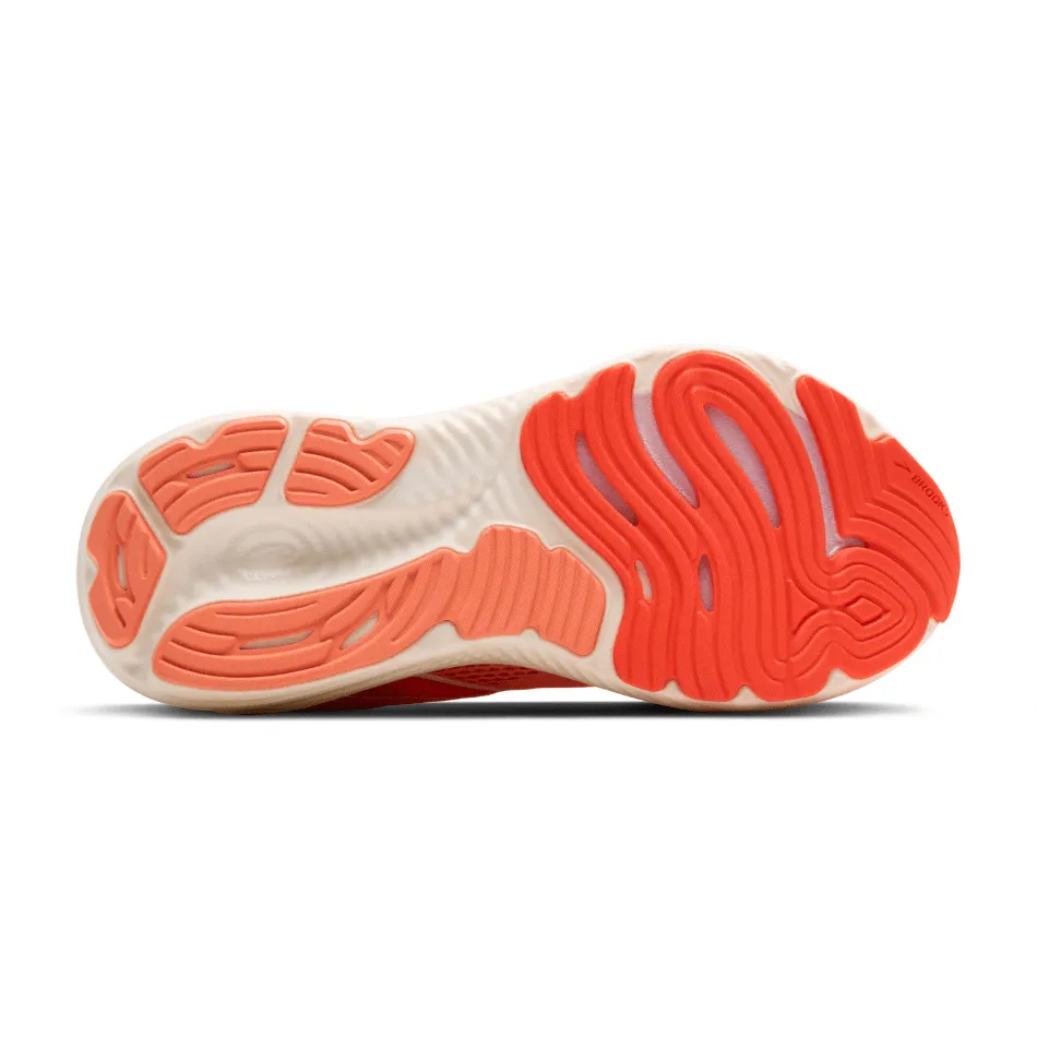 Brooks Women's Glycerin 22 Running Shoes in Desert Flower/ Hot Coral/Milk SS25