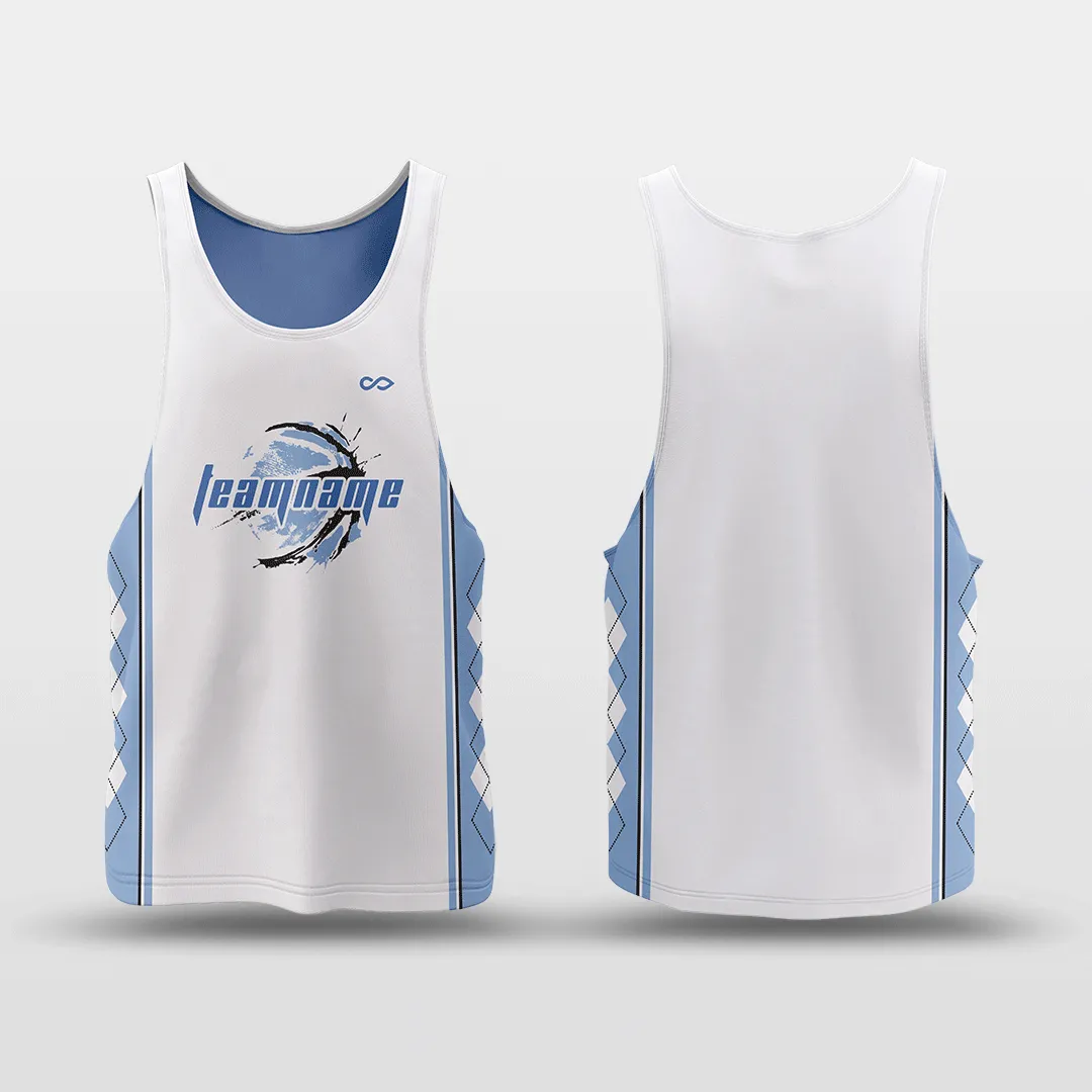 Carolina Blue - Customized Reversible Quick Dry Basketball Jersey