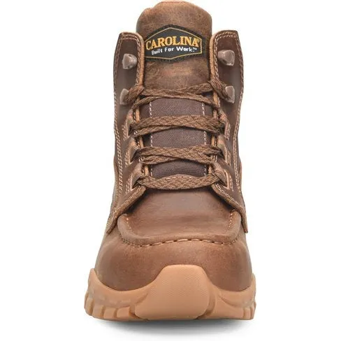 Carolina Men's Challenge 6" WP Comp Toe Hiker Work Boot - Brown - CA5593