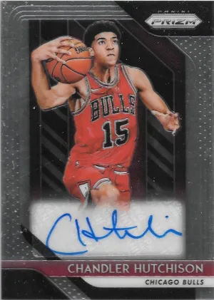 Chandler Hutchison, RC, Rookie Signature, 2018-19 Panini Prizm Basketball NBA