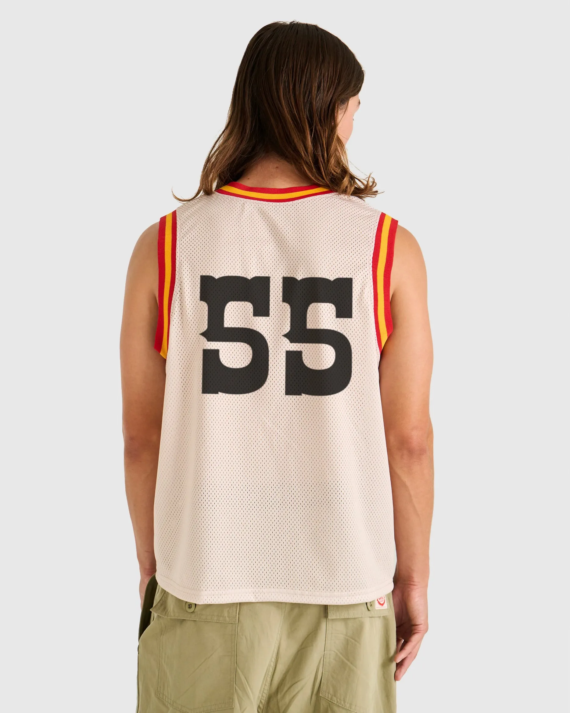 Cherry Basketball Jersey (Tan)